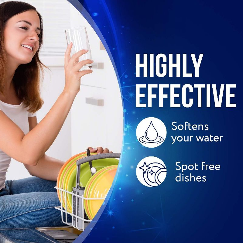 Impresa Dishwasher Salt Water Softener - 5 lbs - Protects From Hard Water Residue and Limescale - 100% Pure Coarse Grain Salt, 5 of 7
