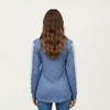 Anna-Kaci Women's Long Sleeve V-Neck Knit Top with Lace Trim Detailing on Sleeves - 3 of 4