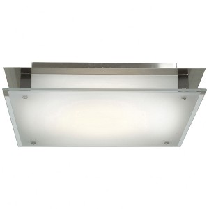 Access Lighting Vision 2 - Light Flush Mount in  Brushed Steel - 1 of 2