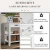 NicBex Antique Console Table with Storage,Wood Entryway Table with 2 Drawers & 2 Tiers Shelves,Foyer Tables for Entryway,Living Room,Hallway - 4 of 4
