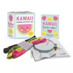 Kawaii Cross-Stitch Kit - (Rp Minis) by  Sosae Caetano & Dennis Caetano (Paperback)