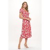 WEST K Women's Haven Short Sleeve Keyhole Printed Midi Dress - 3 of 4