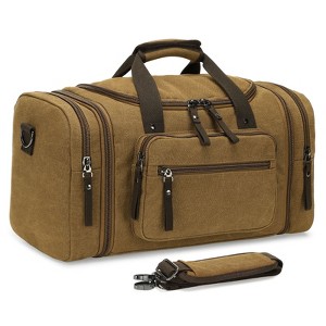 Unique Bargains Expandable Multi-Compartment Duffel Bag for 3-5 Day Trips - 1 of 4