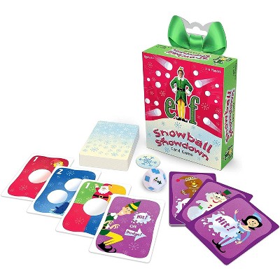 Funko Elf Snowball Showdown Family Card Game | For 3-6 Players