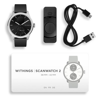 Withings - ScanWatch 2 - Heart Health Hybrid Smartwatch - 38mm - Thumbnail 5