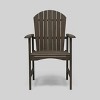 3pc Oso Acacia Wood Half-Round Patio Bistro Set Gray - Christopher Knight Home - image 4 of 4