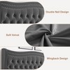 Gulches LIFT UP VELVET GRAY FULL SIZE BED - 3 of 4