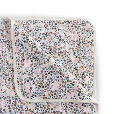 Pressed Petals Organic Cotton Muslin Kids Quilt Blanket