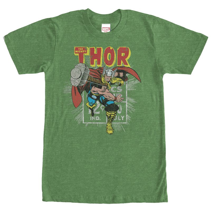 Men's Marvel Thor Comic Book Cent T-Shirt, 1 of 4