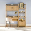 Saracina Home 2pc Transitional Fluted Hutch Desk with Narrow Bookcase - 3 of 4