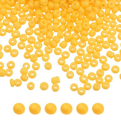 Unique Bargains Loose Craft DIY Earring Necklace Making Glass Round Beads 6000 Pcs