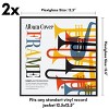 Americanflat 12.5x12.5 Album Frame in Black Aluminum with Polished Plexiglass - Wall Mounted Pack of 2 - 2 of 4