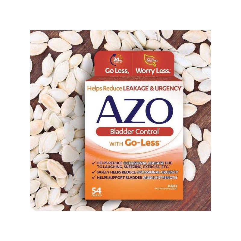 AZO Bladder Control with Go-Less, Helps Reduce Occasional Urgency - 54ct, 6 of 9