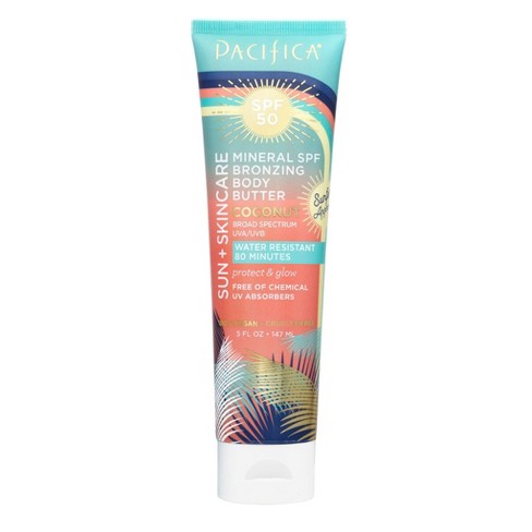 Pacifica Bronzing Body Butter Coconut - SPF 50 - 5 fl oz - image 1 of 3