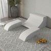 MaseiKar Bed Wedge Pillow Set - 5pcs Adjustable Pillows for After Surgery, Orthopedic Bed Wedge Pillow Set Ergonomic Pillows for Sleeping White Gray - 2 of 4