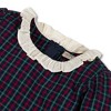 Hope & Henry Girls' 3/4 Sleeve Ruffle Trim Party Dress, Infant - 2 of 4