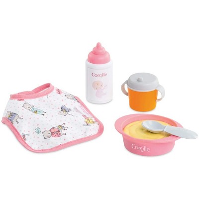 Corolle Baby Doll Pretend Play Mealtime Set