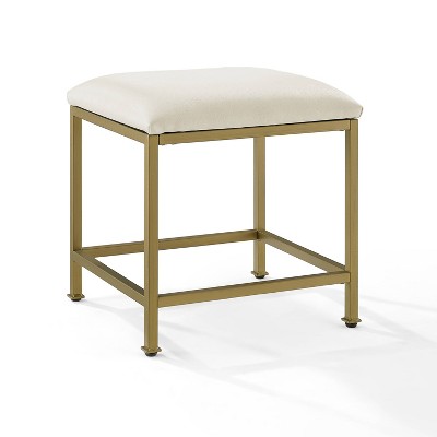 Aimee Vanity Stool Gold - Crosley