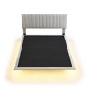 Whisen Morden Design Queen Size Upholstered Bed with Sensor Light and Headboard - 3 of 4
