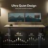 Standing Desk Modern with Electric Height Adjustment and Tempered Glass Top for Home Office 48in Wide-3irtyhousy - 3 of 4