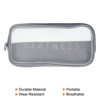 Unique Bargains Portable Zipper Mesh Toiletry Bag Cosmetic Bag for Home Travel Accessories - image 3 of 3