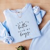 Simply Sage Market Life Is Better With My Boys Lightweight Garment Dyed Sweatshirt - 3 of 4
