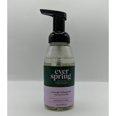 Lavender & Bergamot Foaming Hand Soap - 10 fl oz - Everspring™