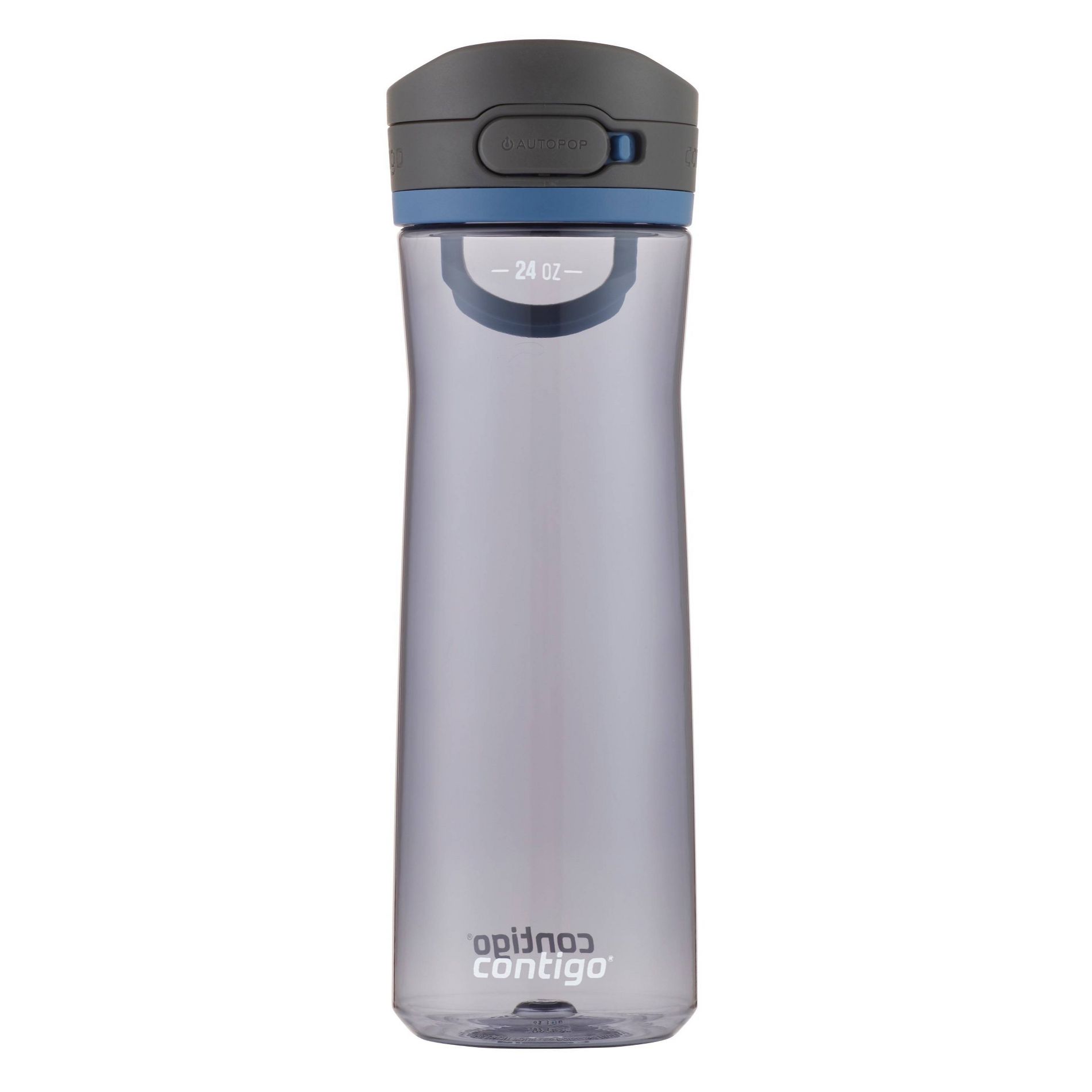 Contigo Jackson 2.0 24oz Plastic Water Bottle with AUTOPOP Lid Blue Corn: Reusable for Kids & All Ages