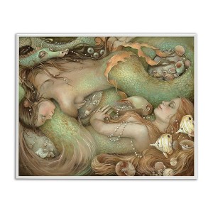 Stupell Industries Two Mermaids Underwater, 30" x 24" - 1 of 4