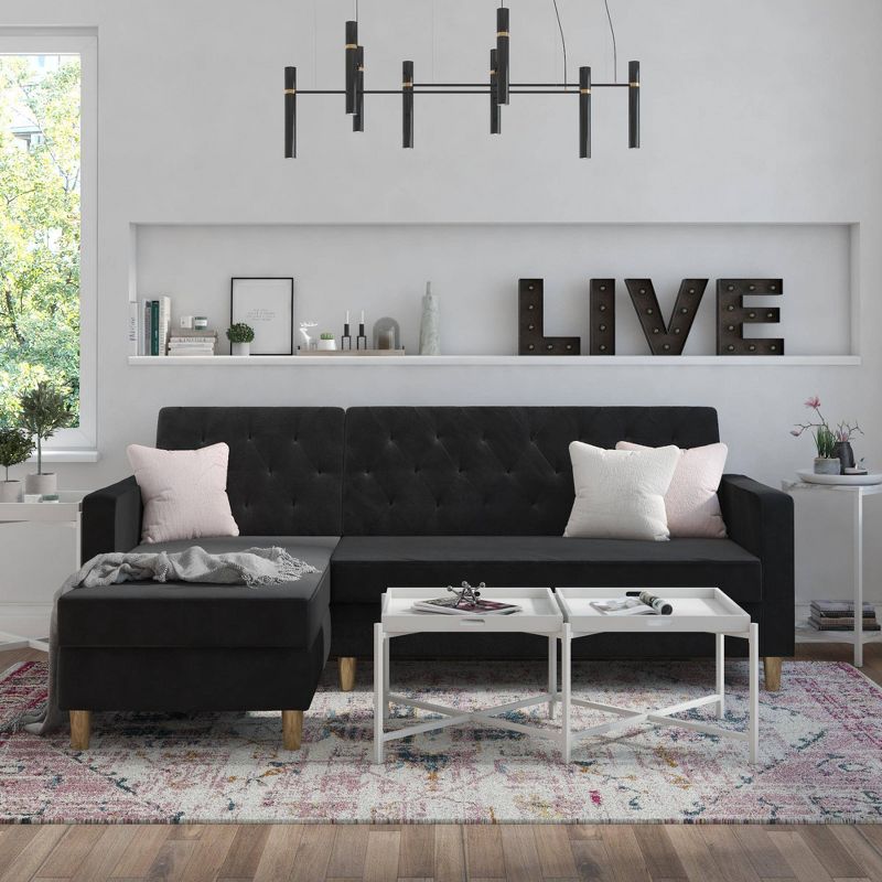 Liberty Sectional/Futon with Storage - CosmoLiving by Cosmopolitan, 3 of 17