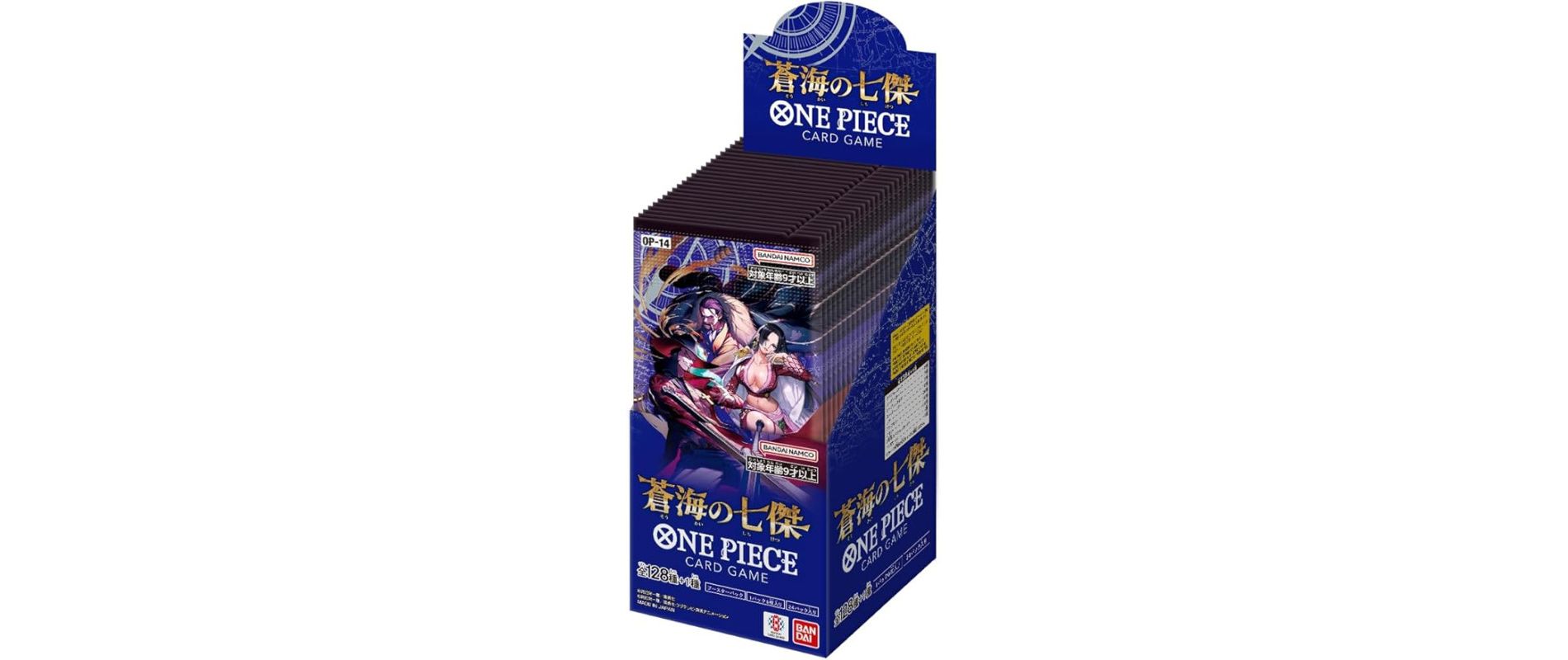 Bandai One Piece Card Game The Seven Heroes Of The Blue Sea Booster Box (OP-14) (Japanese) - 24 Packs