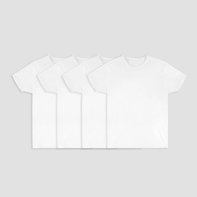 Fruit of the Loom Select Men's Comfort Supreme Cooling Blend Crew T-Shirt 4pk - White