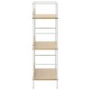 vidaXL 3-Layer Book Shelf Oak 23.6 in.x10.9 in.x35.6 in. Engineered Wood - 4 of 4