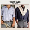 Men's Two-in-One Reversible Leather Belt, Brown Black Casual Everyday Classic Harness Buckle Belt, One Size, Cut For Fit - Wrangler - 2 of 4
