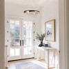 LNC Delphinium 1-Lights 23.6" Modern  Luxury Integrated LED Drum Crystal Chandelier, Gold and Black - 4 of 4