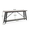 NicBex 31.49" H Console Table with Open Storage Shelf Sofa Table for Entryway Living Room - 3 of 4