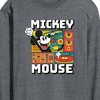 Men's - Disney - Mickey Wave Form Long Sleeve Graphic T-Shirt - 2 of 4