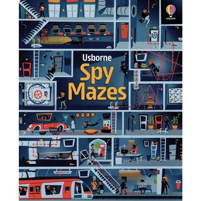 Usborne Spy Mazes Paperback Activity Book, 64-Pg Mazes, Ages 6+