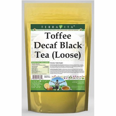 TerraVita Toffee Decaf Black Tea (Loose) (4 oz, ZIN: 540239, 1-Pack)