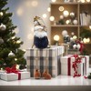 NAYSAYE Party Decoration and Accessories Set of 3 Fall Thanksgiving Gnomes Decoration for Holiday Celebration, Blue and Brown, 4.3"*20.1"*0.7" - 2 of 4