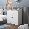 FUFU&GAGA White Nursery Dresser Baby Dresser with Changing Table Top - 4 of 4
