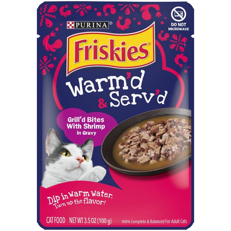 Friskies Warm Served Wet Cat Food - 3.5oz, 1 of 11
