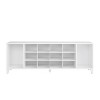 Prepac Entryway Shoe Storage Bench with 14 Shoe Cubbies White - 3 of 4
