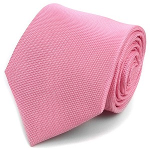 Boy's Solid Color Microfiber Poly Woven 2.5 Inch Wide And 49 Inch Long Necktie - 1 of 4