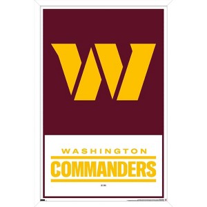 Trends International NFL Washington Commanders - Logo 22 Framed Wall Poster Prints - 1 of 4
