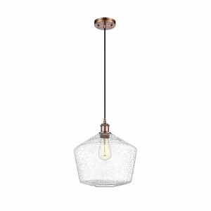 Cindyrella - 1 Light Cord Hung Mini Pendant In Industrial Style-13.5 Inches Tall and 12 Inches Wide - 1 of 1