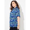 Catherines Women's Plus Size Petite Timeless Short Sleeve Blouse - 4 of 4