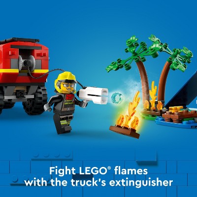 LEGO City 4x4 Fire Truck with Rescue Boat Toy 60412_3