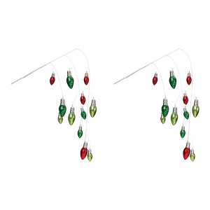 Hanging Holiday Light Spray (Set of 2) - 1 of 3