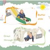 Kids Slide Playset Structure,Playhouse with Slide, Ring Toss, and Basketball Hoop, Toy Storage Organizer for Toddlers, Kids Climbers Playground - 4 of 4